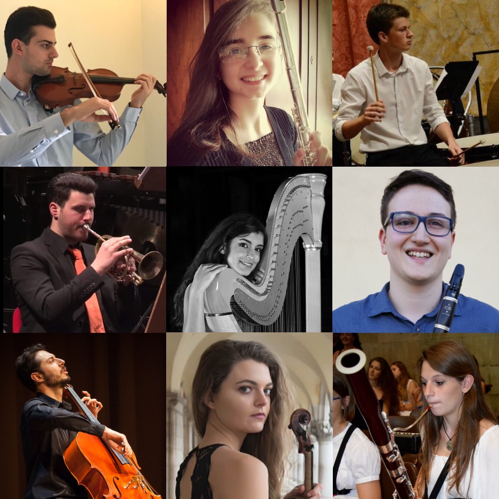 Vincitori borse di studio Professione Orchestra
