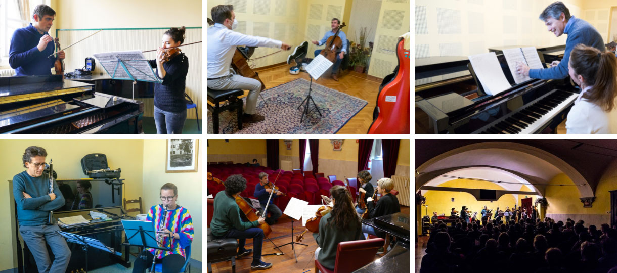 corsi di piano, violino, viola, oboe, flauto, clarinetto, violoncello musica da camera 2022-23