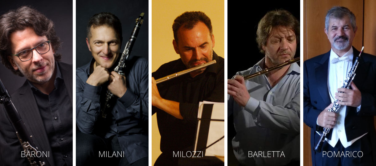 Clarinetto, flauto, oboe corsi di perfezionamento prime parti RAI
