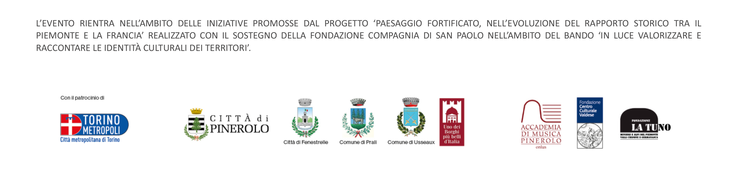 loghi le strade dei forti