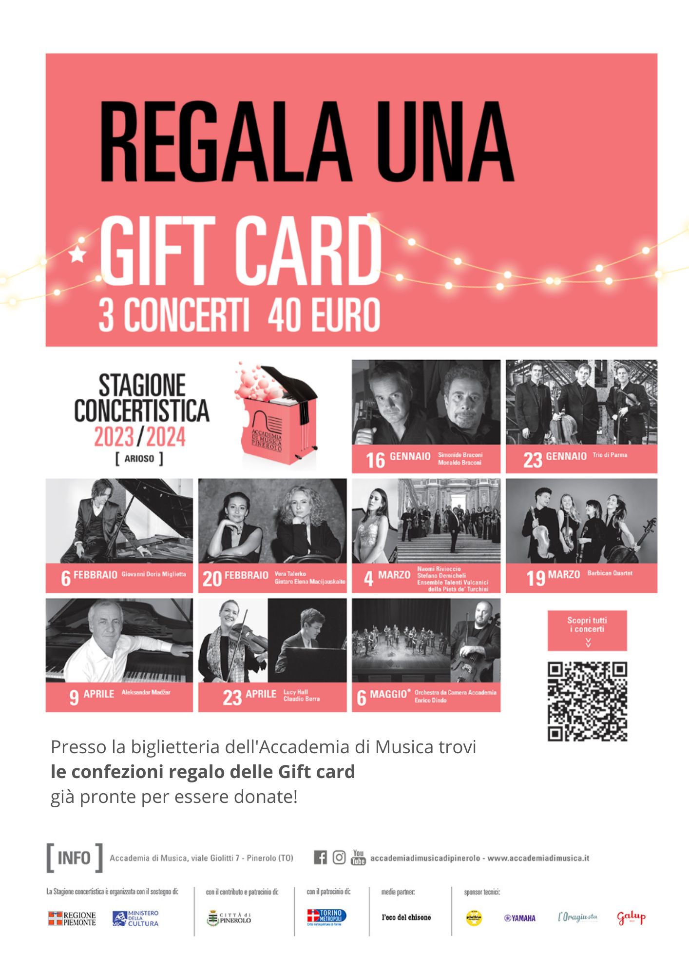 gift card accademia di musica
