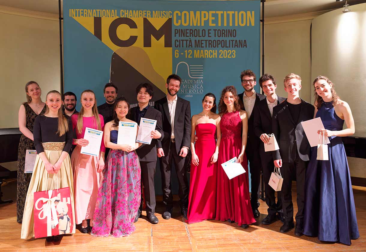 Vincitori Internationaòl chamber music competition Pinerolo e Torino Città metropolitana