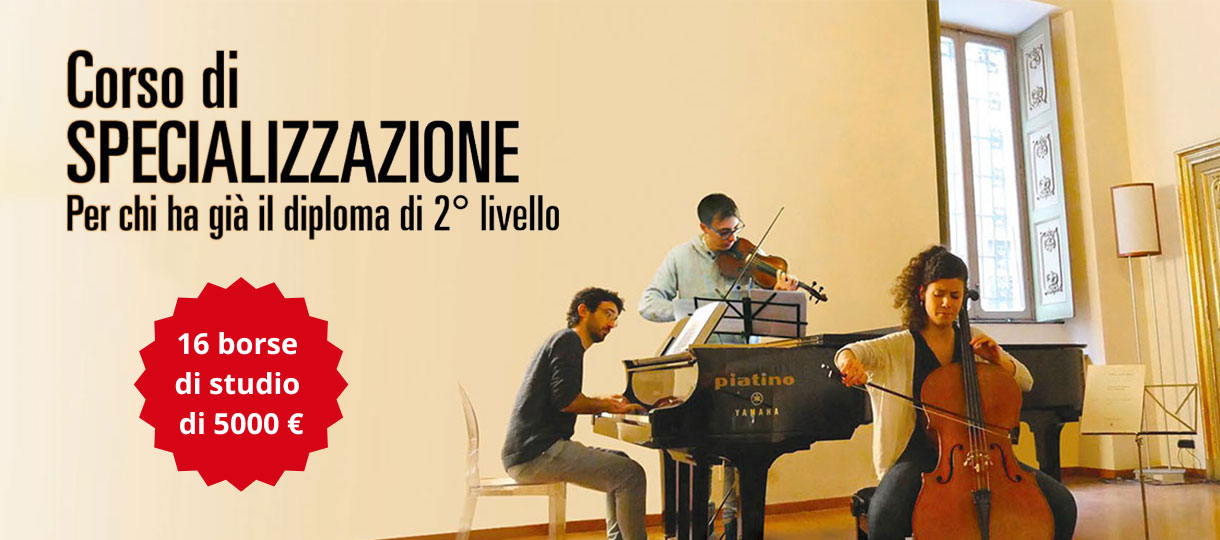 specializzazione post laurea pianoforte violoncello violino dopo la laurea in Conservatorio
