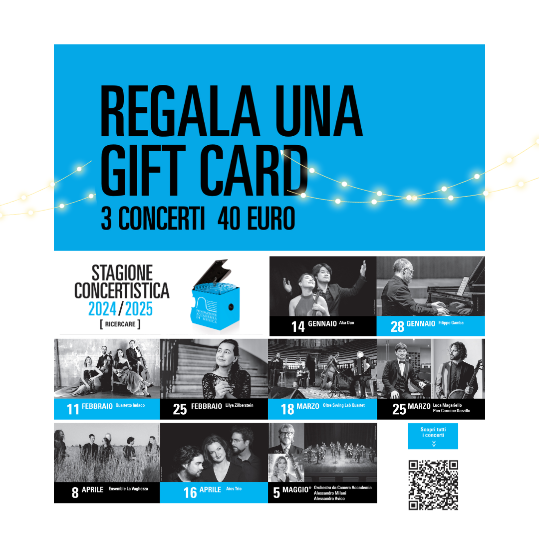 natale gift card stagione concertistica